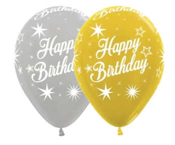 11 inch Happy Birthday Sparkles Balloon