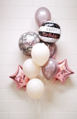 Chic Girl Birthday Balloon bouquet