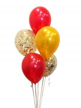 Chinese New Year Confetti Balloon Bouquet 