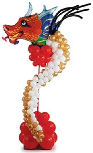 Chinese New Years Dragon Column 1