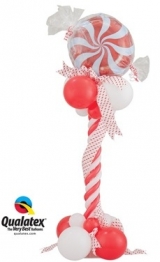 7FT Christmas Candy Column INDOOR