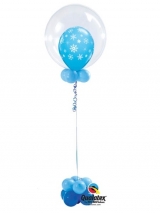 Christmas Snowflake Bubble Centerpiece 3 