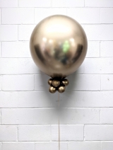 Chrome Gold Gender Reveal 36 Inch