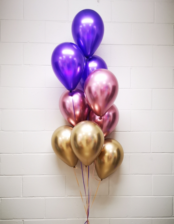 Chrome Tree of 9 Bouquet 31