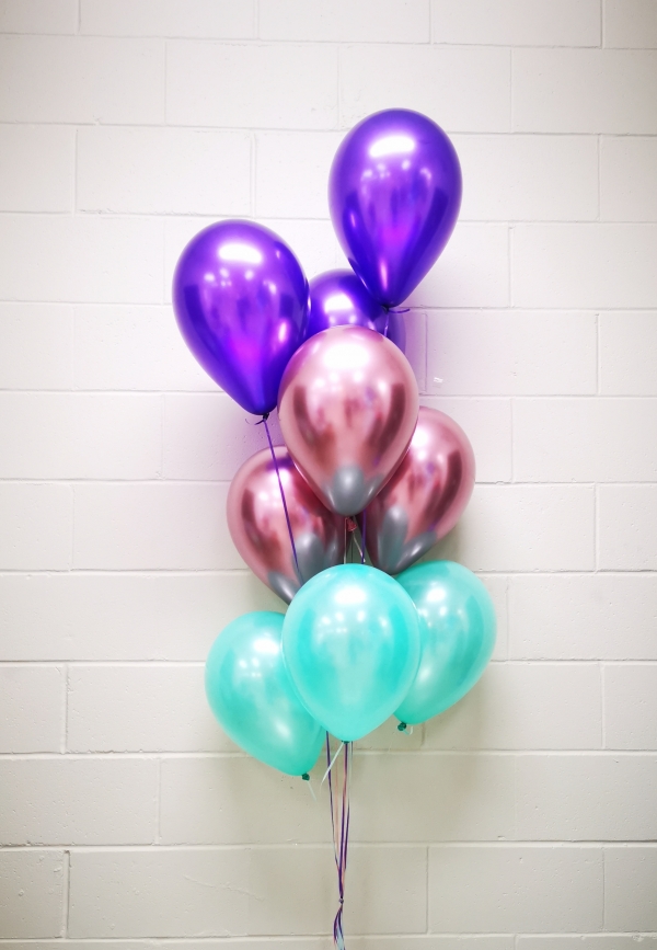 Chrome Tree of 9 Bouquet 32