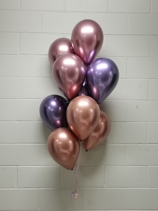 Chrome Tree of 9 Bouquet 34