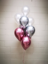Chrome Tree of 9 Bouquet 6