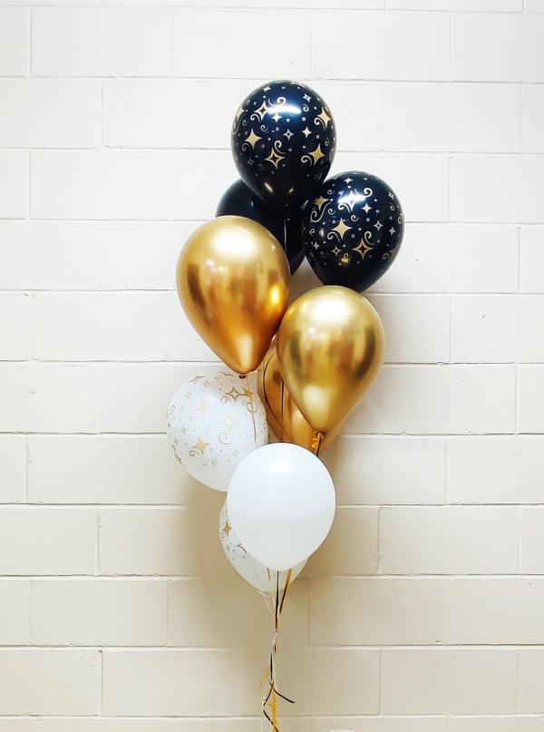 Chrome Tree Of 9 Sparkly New Years