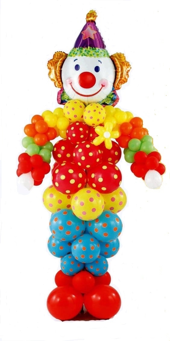 6FT Circus Clown Column INDOOR