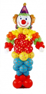 6FT Circus Clown Column INDOOR