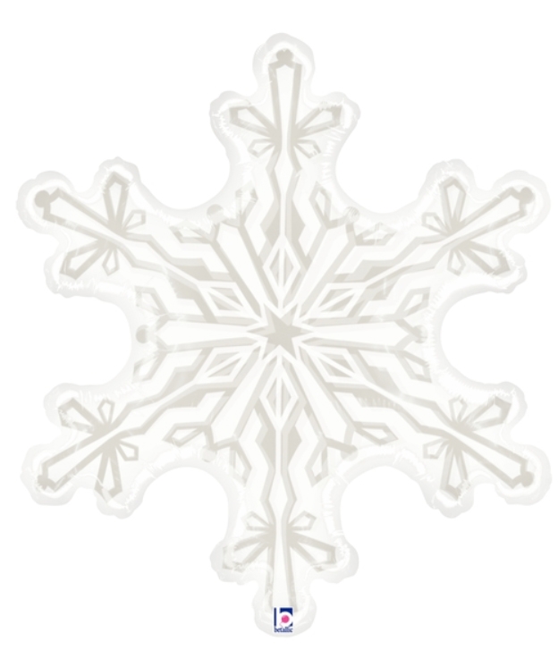 Clear Snowflake Shape
