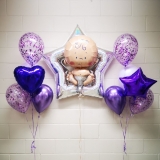 Confetti Baby Backdrop 