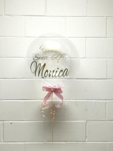 Confetti Bubble & Bow Balloon