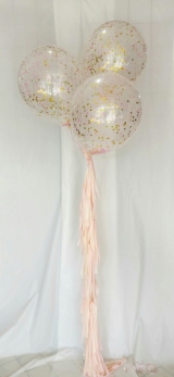 Confetti 16 inch Bouquet of 3 plus tassel