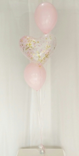 Confetti Heart Bouquet of 3