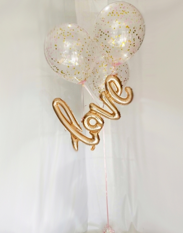 Confetti Heart Love Bouquet 