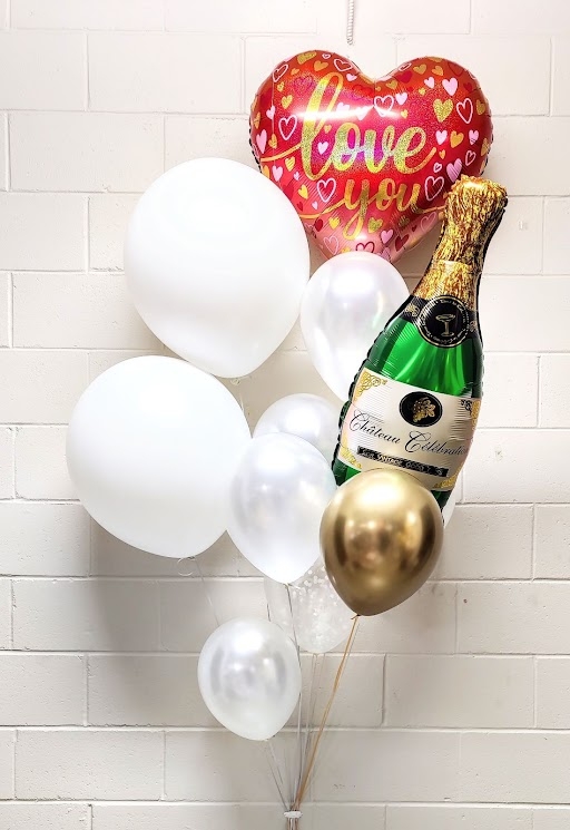 Confetti & Love & Champagne & Bubbles Bouquet