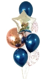 Confetti Orbz Balloon Bouquet 1