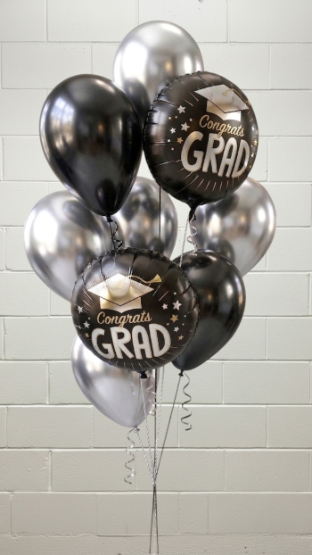Congrats Grad Mini Balloon Bouquet of 7 