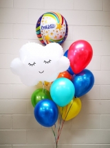 Congrats Happy Cloud Balloon Bouquet