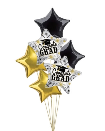 Allstars Grad Balloon Bouquet Latex-Free