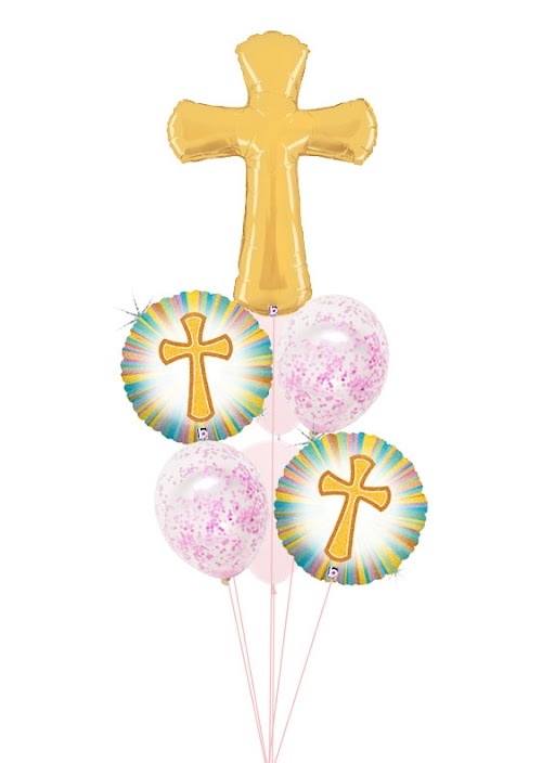 Cross Balloon Bouquet