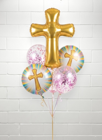Cross Balloon Bouquet