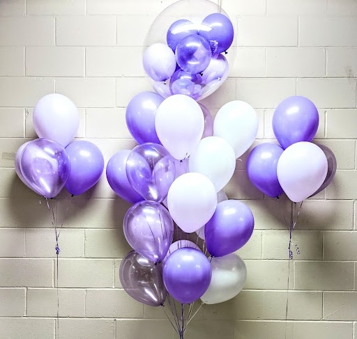 Crystal Purple Fantasy Balloon Bundle