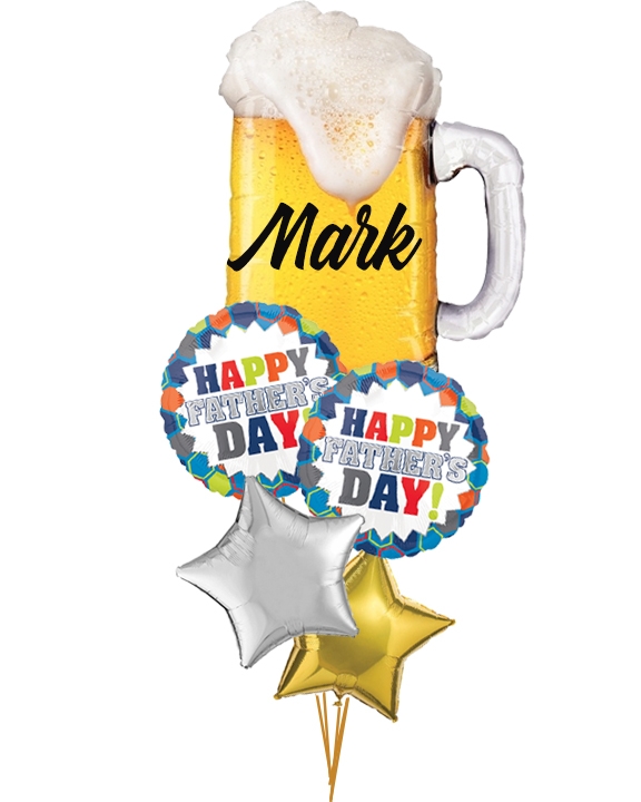 Custom dad balloon bouquet
