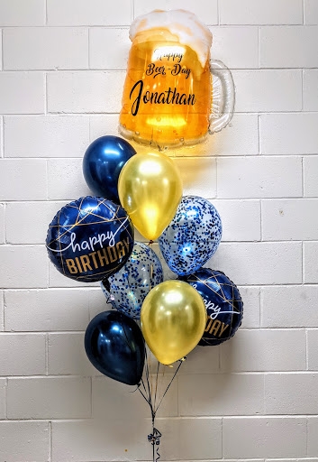 Custom Deluxe Beer-Day Balloon Bouquet 