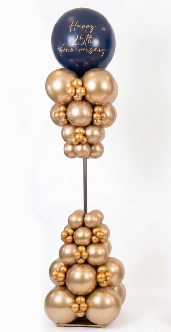 7FT Custom Message Anniversary Column Tower INDOOR