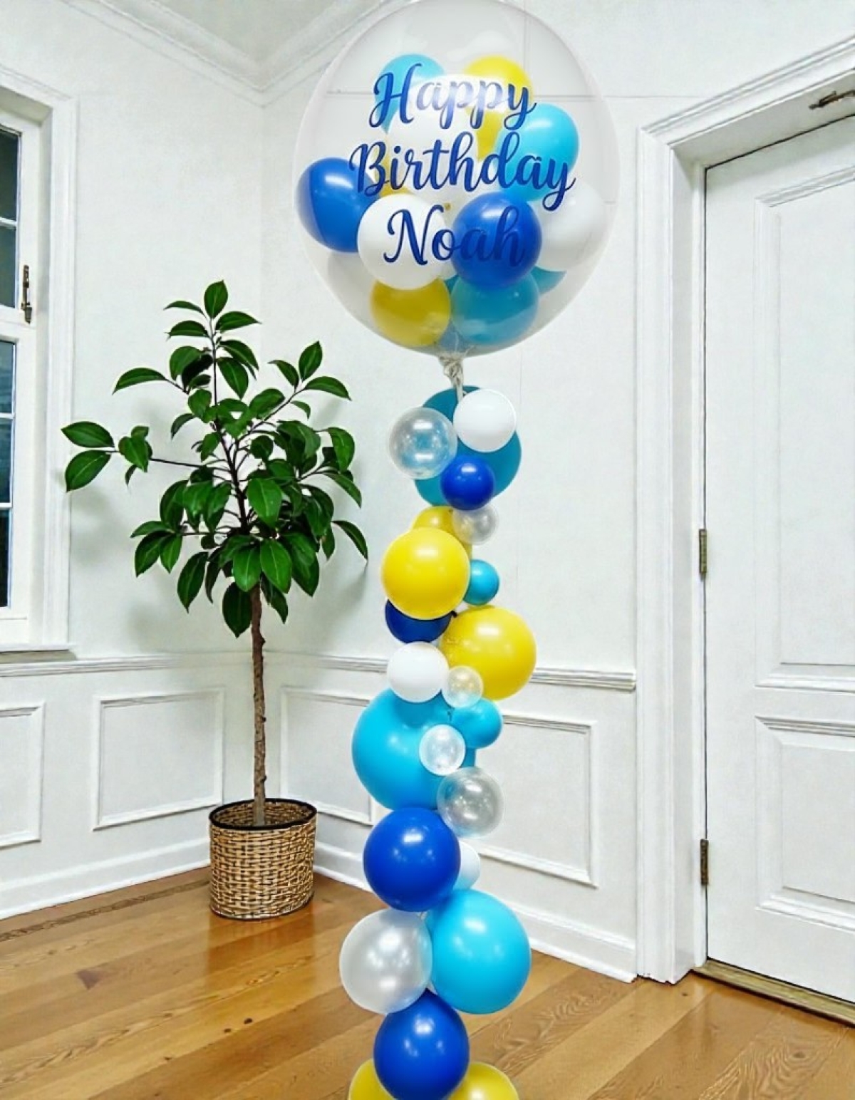 Custom Message Bubble Strand Balloon Set
