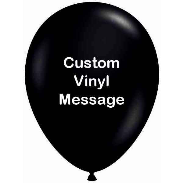 Custom Vinyl Message - Single Side 1-COLOUR [PRINT ONLY]