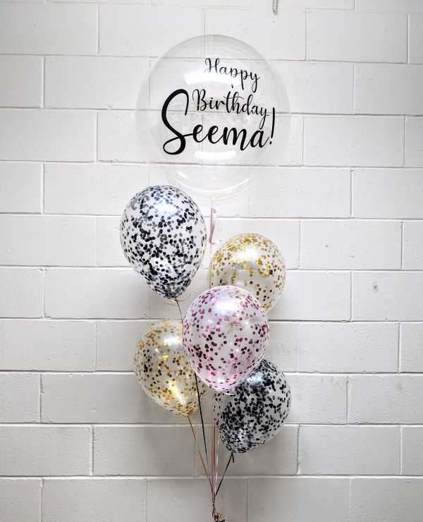 Custom Print & Confetti Bouquet