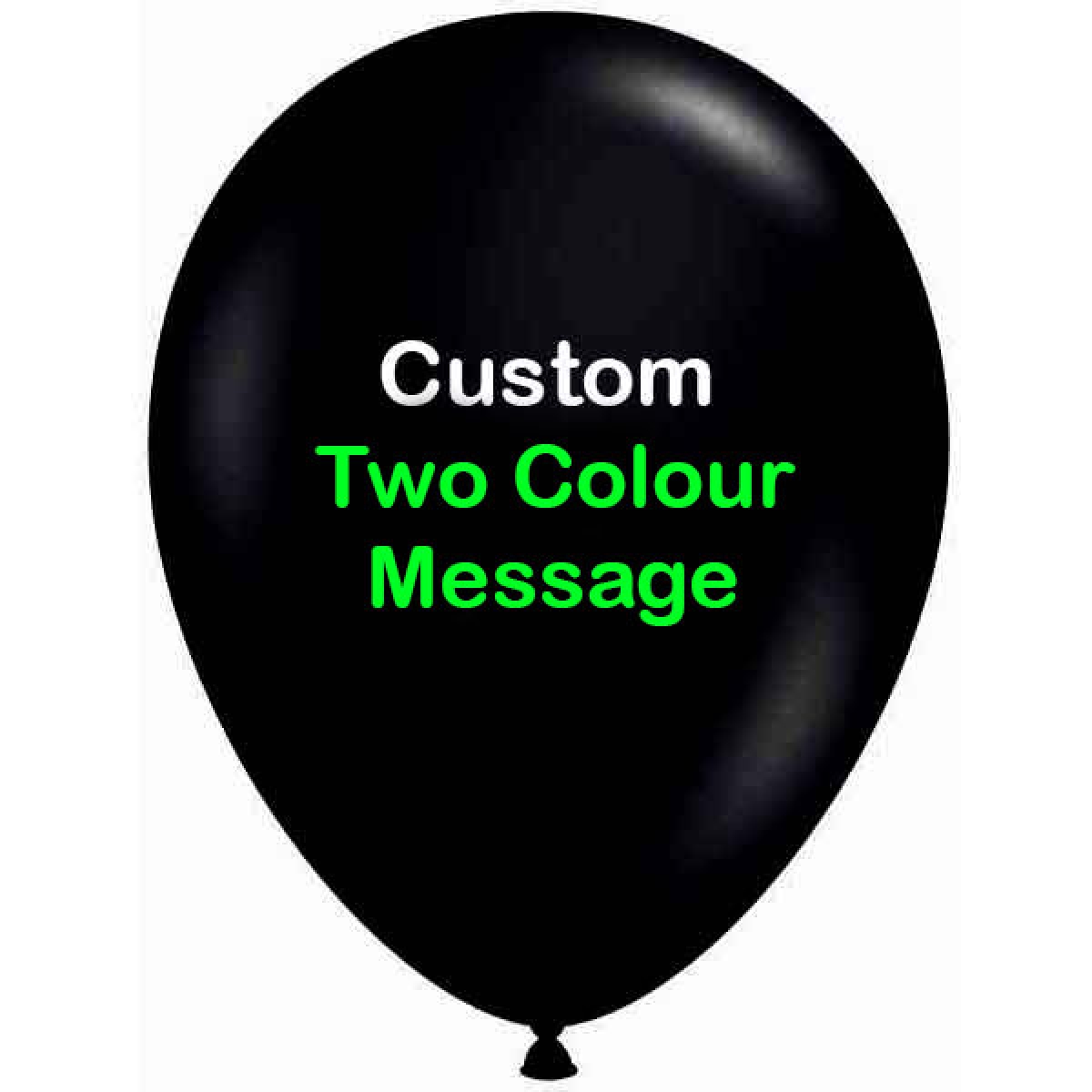Custom Vinyl Message - Single Side 2-COLOUR [PRINT ONLY]