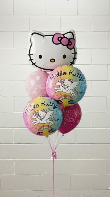Cute Hello Kitty Magical Rainbow Balloon Bouquet 2