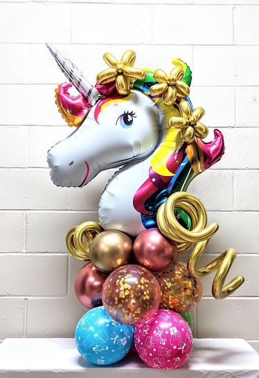 Cute Unicorn Balloon Stand Up 