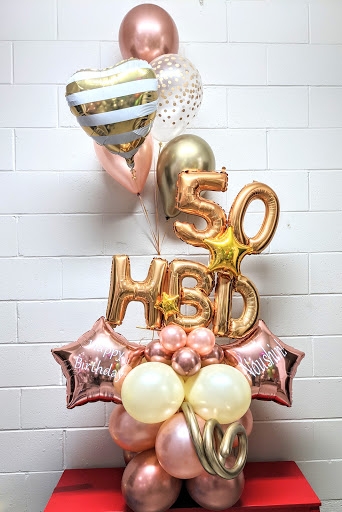 Deluxe Custom Birthday Balloon Standup Sculpture 2 