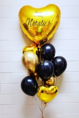 Deluxe Hearty Birthday Balloon Bouquet 