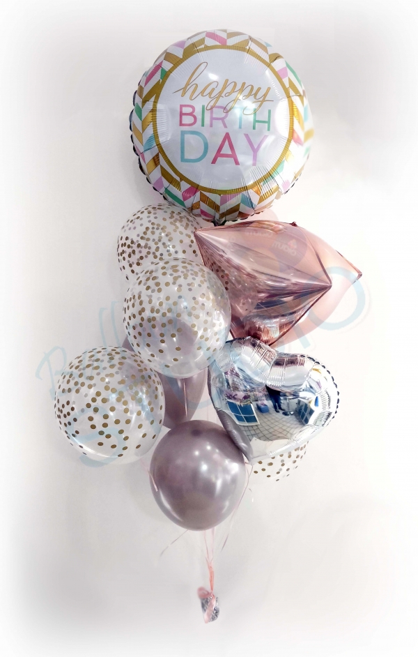 Deluxe Confetti Birthday Bouquet