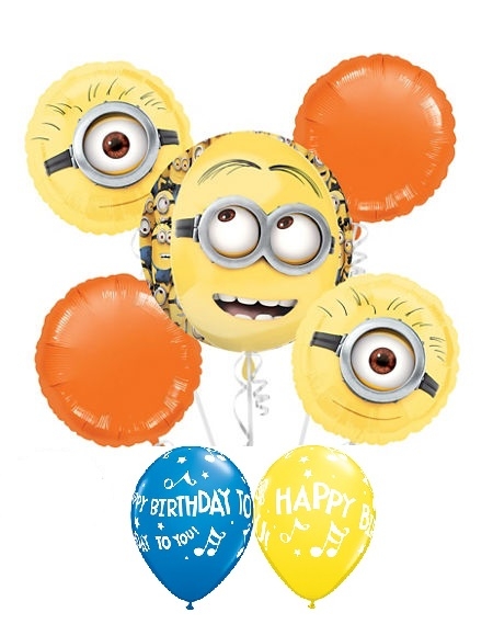 Despicable Me Orbz Birthday Bouquet 8