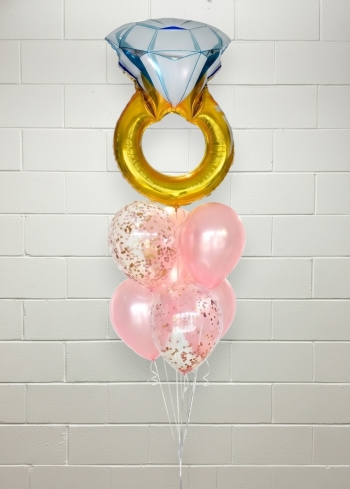 Diamond Ring Confetti Bouquet