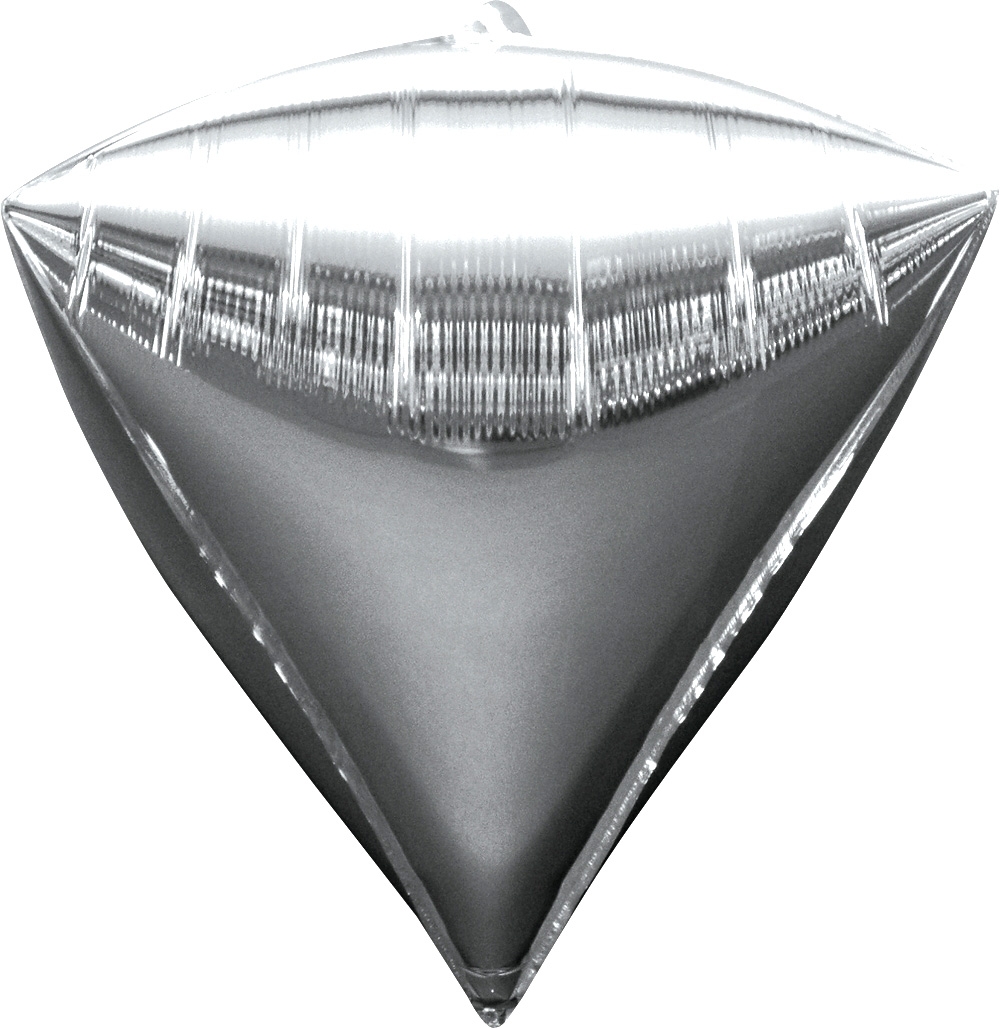 CH Diamondz Silver Diamond Balloon