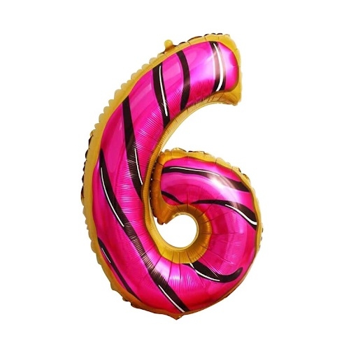 Donut Balloon Number 6
