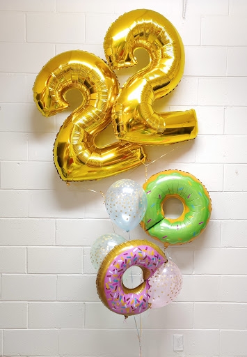 Donut Jewel Pick an Age Balloon Bouquet 