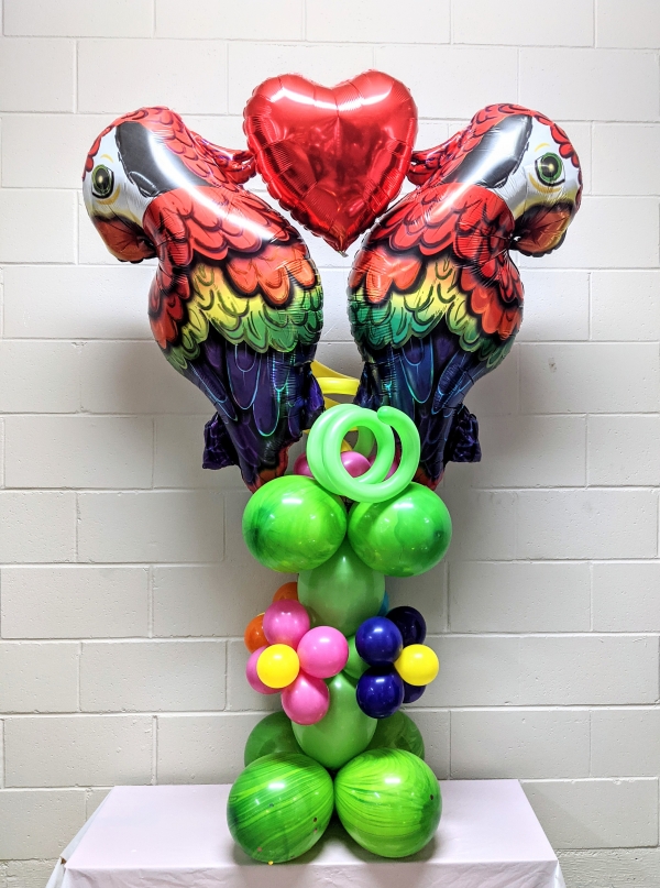 Double Trouble Parrot Stand Up