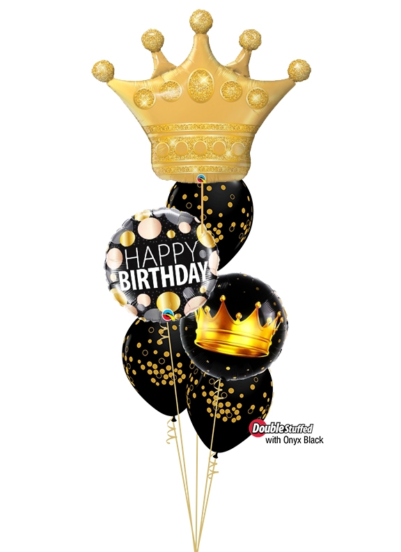 Elegant Birthday To You Your Majesty Balloon Bouquet