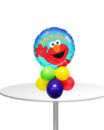 Sesame Street Elmo Birthday Centerpiece Balloon 