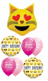 Emoji Cat Birthday Bouquet