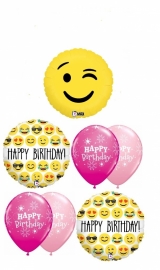 Emoji Wink Birthday Bouquet